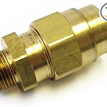 (10) 215540 1/4" NPT Hose Connectors for 3/4" OD x 3/8" ID Rubber Air Brake Hose