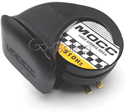 REFIT DC 12V 510Hz Black Motorcycle Horn for Harley Dyna Sportster Softail Touring XL 1200 883/Kawasaki VN 900 1500 1600 1700 Classic