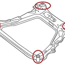 Nisto 4 Engine Cradle Front Subframe Crossmember Rearbody Bushing for 2007-2018 ON Nissan Rogue All Models