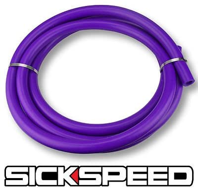 3 Meters Purple Silicone Hose For High Temp Vacuum Engine Bay Dress Up 12Mm P4 for Chevrolet Cobalt