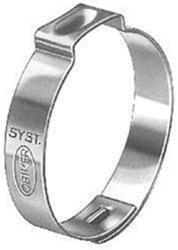 25 Crimp Type Hose Clamps 7/8