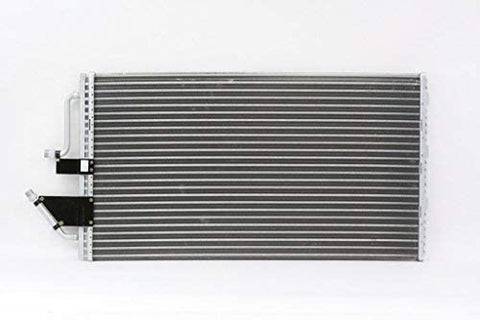 A/C Condenser - Pacific Best Inc For/Fit 4295 90-93 Chevrolet GMC Pickup 92-93 Blazer/Jimmy/Tahoe/Yukon/Suburban With 2 Male Plugs Parallel Flow