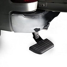 AMP Research 75302-01A BedStep Retractable Bumper Step for 2006-2014 Ford F-150 & Raptor (Excludes Flareside),Black,Large