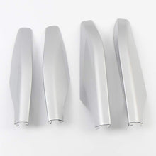 Silver SUV Roof Rails Rack Leg Cover End Cap Protector Cover For Toyota Land Cruiser Prado FJ120 2003-2009