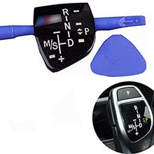 SZMWL Car Gear Sticker Shift Knob Panel Cover for BMW LHD Models ///M E82 E90 E60 F10 F30 F34 Long Type