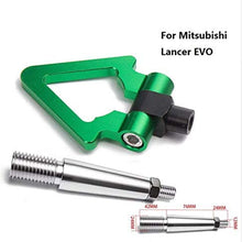 EPMAN Car Sport JDM Aluminum Forge Front Tow Hook Bar Front Rear for Mitsubishi Lancer EVO TK-RTHLPH006 (Sliver)
