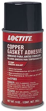 Loctite Copper Gasket Sealant/Adhesive 9.00 oz Aerosol P/N 37583