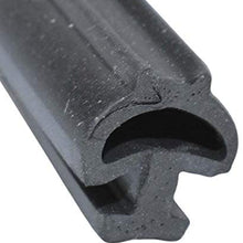 Steele Rubber Products Service Vehicle Compartment Door Seal - Roll up Door Bottom Rail Seal Half Round with tabs - Sold and Priced by The Foot 70-2085-477