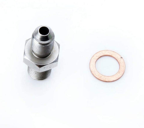 Kinugawa Adapter Fitting M12x1.0 / 4AN with No Restrictor For Water & Oil engine end