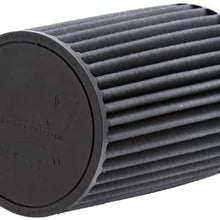 AEM 21-2069BF Universal DryFlow Clamp-On Air Filter: Round Tapered; 4.5 in (114 mm) Flange ID; 9.063 in (230 mm) Height; 6 in (152 mm) Base; 5.125 in (130 mm) Top