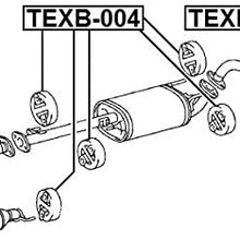 FEBEST TEXB-004 Exhaust Pipe Support