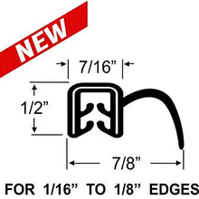 Steele Rubber Products RV Thin Side Lip Push-On Seal - Sold and Priced per Foot - 70-3801-277