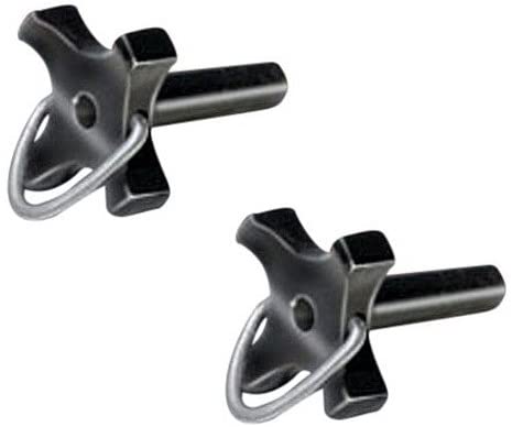 Barker Mfg. 29103 RV Trailer Camper Hardware Vent Stick Knob Rings 2/Pk