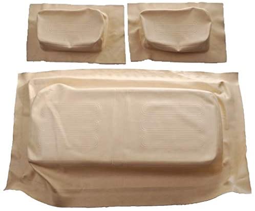 Golf Cart Club Car DS 1982-2000.5 Front Seat Covers - OEM Match - Buff - Complete Set