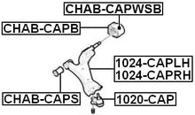 20946159 - Rear Arm Bushing (for Front Arm) With Shaft For GM Vehicles - Febest