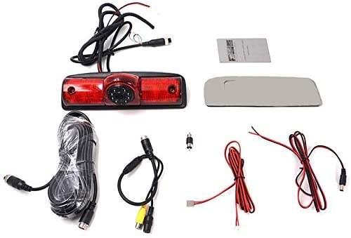 Mintus Backup Brake Light Reversing Rear View Camera CMOS for Dodge RAM PROMASTER Cargos Van Waterproof 170 Third Brake Light Camera