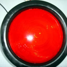 2 Trailer Truck RED Sealed 4" Round Stop Turn Tail Light, Voltage 12v