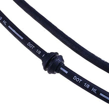 Rumors New 2X Front Brake Hose Brake Hose Fit for BMW 3 3ER E46 316 318 320 323 325 330 Z4 Accessories Durable Practical L0507 (Color : BK)