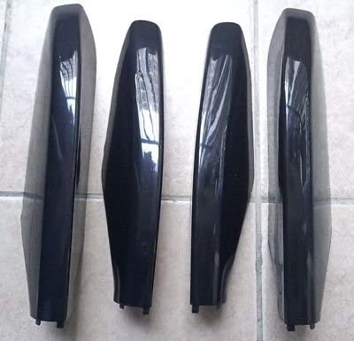 4pcs Black Roof Rack Rail End Protector Cover Shell For TOYOTA PRADO FJ120 03-09