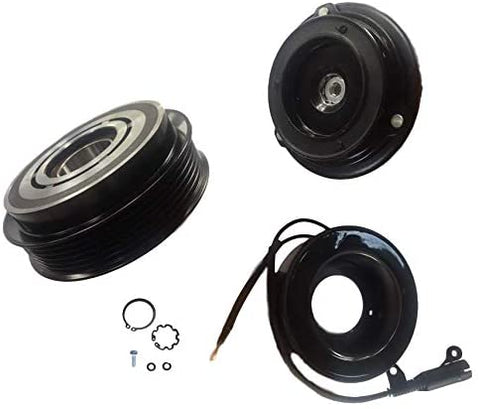 AC COMPRESSOR CLUTCH KIT (PULLEY, BEARING, PLATE) FITS: 2004 Dodge Sprinter 2500 5 CYL 2.7L 6 Groove 7SB16C