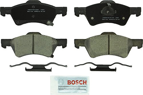 Bosch BC857 QuietCast Premium Ceramic Disc Brake Pad Set For Chrysler: 2001-2007 Town & Country, 2003 Voyager; Dodge: 2001-2007 Caravan, 2001-2007 Grand Caravan; Front