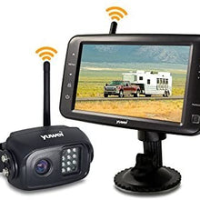 Wireless Backup Camera System, IP69K Waterproof Wireless Rear View Camera + 5’’ LCD Wireless Reversing Monitor for Trailer, RV, Trucks, Horse-Trailer, School Bus, Farm Machine,etc