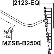Front Stabilizer Link/Sway Bar Link Febest 2123-EQ Oem 3754149