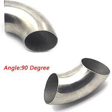 Car 3" inch/76mm 90 Degree Stainless Steel Bend Elbow Pipe Piping Tubing Newest