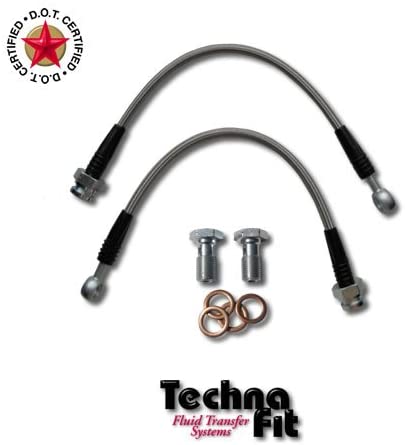 Techna-Fit Brake Lines NISSAN 2005-2015 XTERRA, 2WH W/VDSC, 4WD FRONTS (2) - NIS-2120F