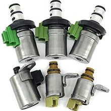 WonVon Transmission Solenoid Kit,6 pcs Transmission Shift EPC PWM Solenoids Kit For Mazda 2 3 5 6 CX-7 MPV 48420K-R 4F27E