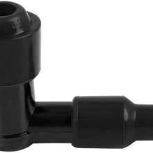 X AUTOHAUX Black Spark Plug Cap Boot Waterproof Non Resistor for CG125 GS125 GN125 WY125 CD110 Motorcycle Scooter Dirt Bike ATV