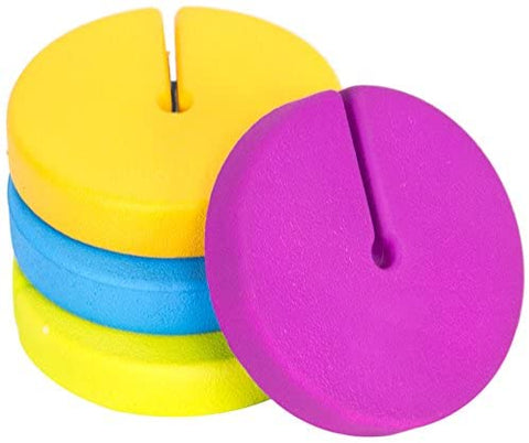 Heininger 1192 DestinationGear Multi-Color BevBase Stem Glass Stabilizer, (Set of 4)