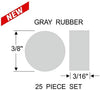 Steele Rubber Products Vintage Trailer Jalousie Glass Retainer Discs - 25 ct - 70-3837-254