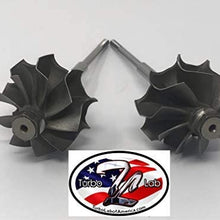 Turbo Lab America TWIN Turbos N54 TD03 TDO3 9 Blade Turbine Wheel Upgrade