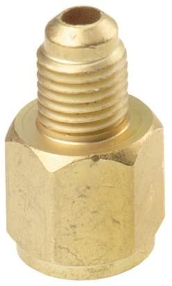 JEM&JULES New R134A Adapters Refrigerant Tank/Vacuum Pump 1/2 inch Acme Female x 1/4 inch Male Flare