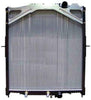 Replacement Radiator With Frame 20984815 for Volvo VNL and Mack CHN, CHU613 SFA PLUS Volvo Logo, Chrome Fender Guard Trim, Behind the Headlight Chrome Trim, 2x22