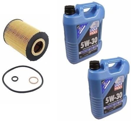 10L Liqui Moly 5w30 Synthetic Engine Motor Oil OEm Filter BMW E60 E63 E65 750i 760i X5