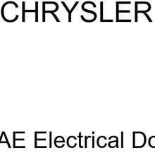 Genuine Chrysler 4763075AE Electrical Door Wiring