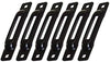 Snaplocs Black 6 Pack E-Track Single Strap Anchors SLSB6