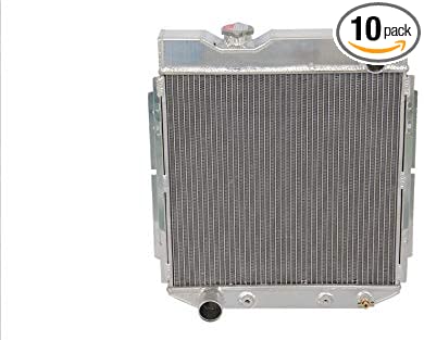 3 Row Aluminum Radiator Fit 61-65 Ford Econoline/Mustang/Falcon 2.4/2.8/3.3L I6