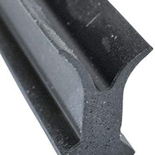 Steele Rubber Products Service Vehicle Compartment Door Seal - Roll up Door Bottom Rail Seal Small X Profile - Sold and Priced by The Foot 70-3997-477