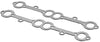 UrMarketOutlet Graphite Aluminum Header/Manifold Gasket for Chevy 63-82 Corvette C2/3 LG4/LT-1