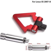 EPMAN Racing CNC Billet Aluminum Front/Rear Tow Ring Hook Kit For Lexus ES 2007-UP TR-RTHLPH013 (Red1)