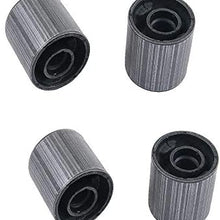 Pair Set 2 Front Susp Control Arm Bushing NO Brackets Lemforder For BMW E46