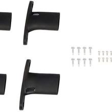 AUTOMUTO Adjustable Cross Bars fit for Ford Explorer 2016 2017 2018 2019 Aluminum Black Roof Top Bar Luggage Carrier