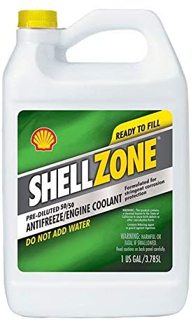 ShellZone 9406706021 Pre-Diluted 50/50 Antifreeze/Coolant