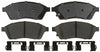 ACDelco 17D1422CH Professional Ceramic Front Disc Brake Pad Set