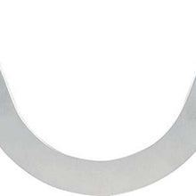 Motor Plate, Front, 1/4 in Thick, Aluminum, Natural, Small Block Chevy, Sprint Car, Each