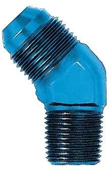 NEW SOUTHWEST SPEED 45 DEGREE ANODIZED ALUMINUM ADAPTER FITTING, 3/4