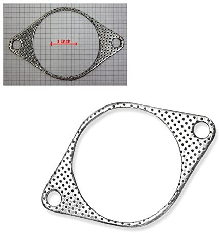 UrMarketOutlet Graphite Aluminum Gasket for 80mm 2-Bolts Wastegate Turbo/Engine/Manifold/Pipe